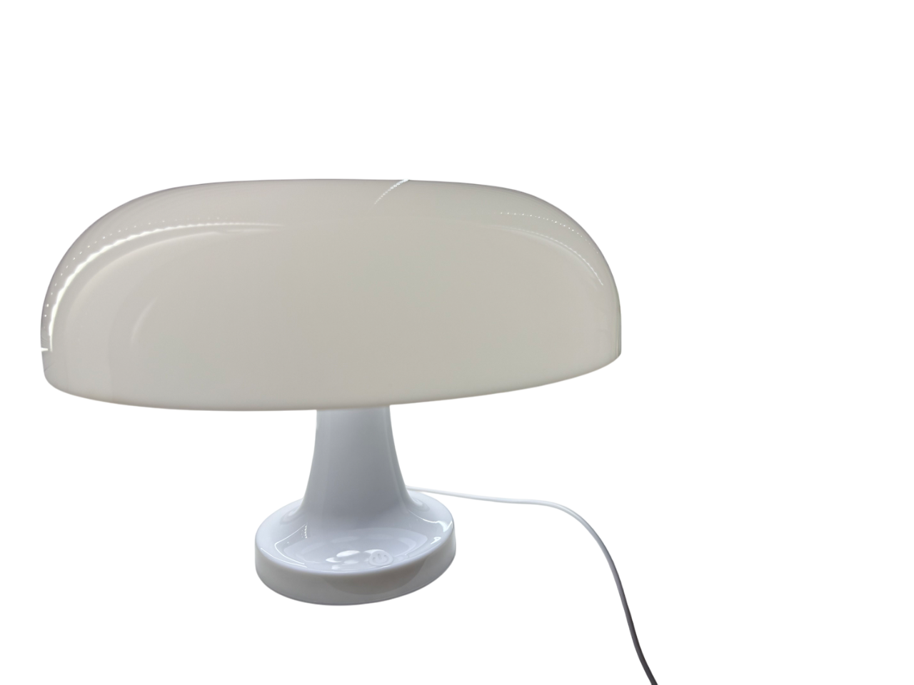 LumiShroom Classic - Weiße Pilzlampe mit Kabel