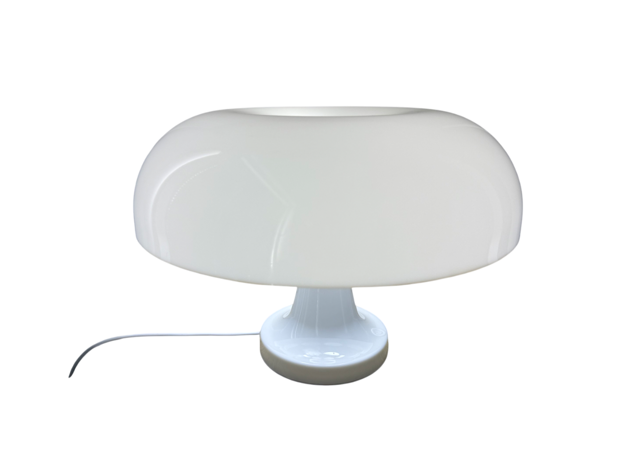 LumiShroom Classic - Weiße Pilzlampe mit Kabel