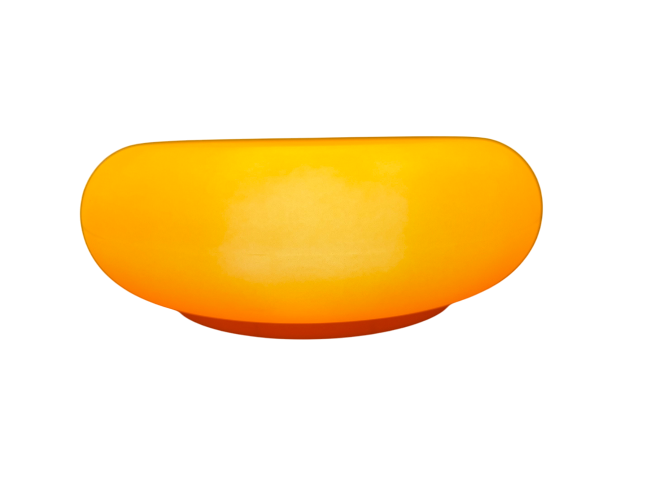 OrbitGlow - Orange LED-Lampe mit Kabel