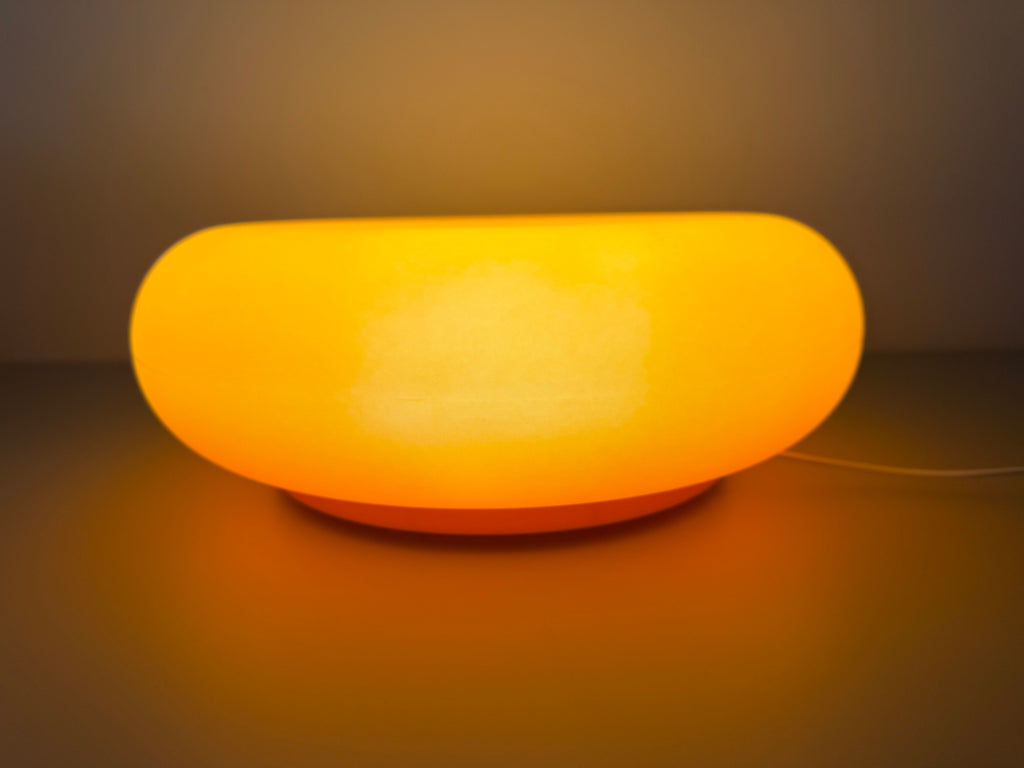 OrbitGlow - Orange LED-Lampe mit Kabel