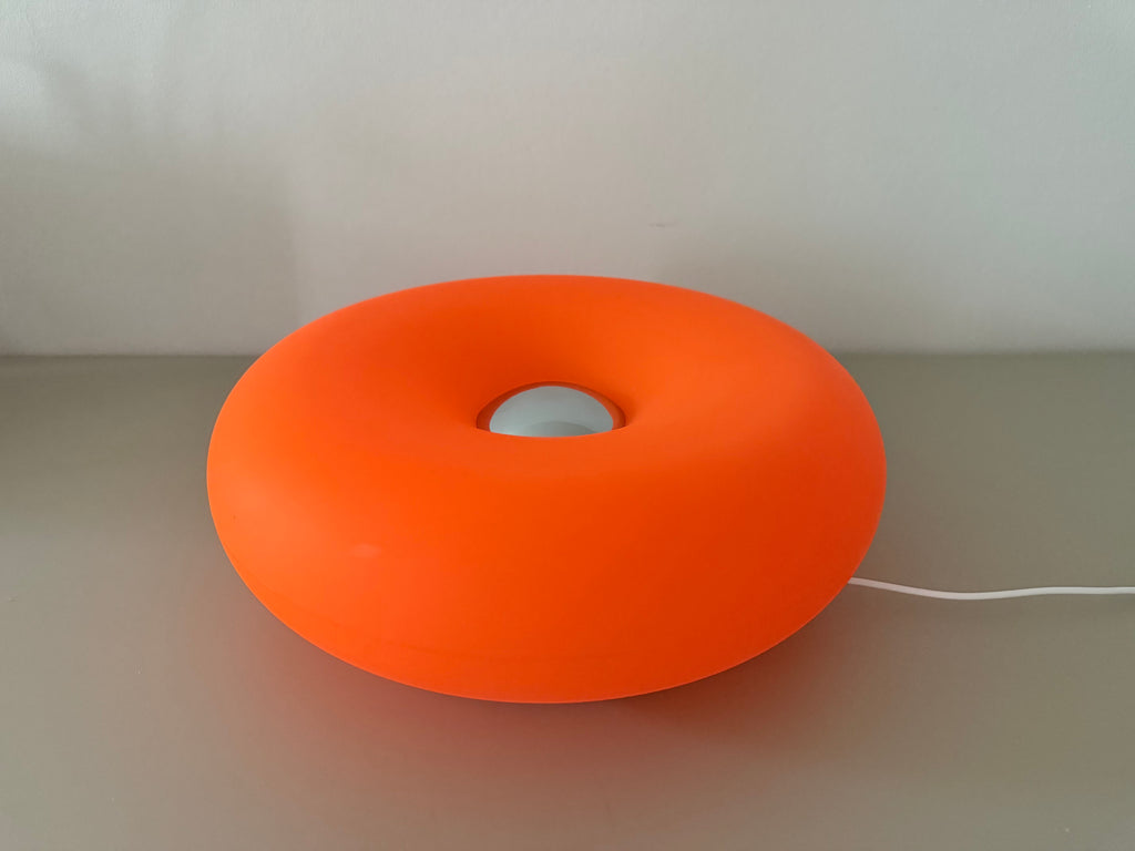 OrbitGlow - Orange LED-Lampe mit Kabel