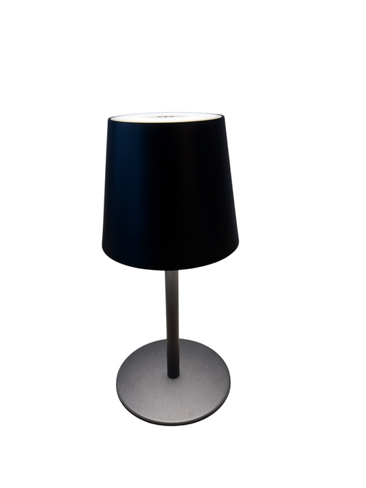 Noir Touch – Akku-Tischlampe mit Touch & warmweißem Licht