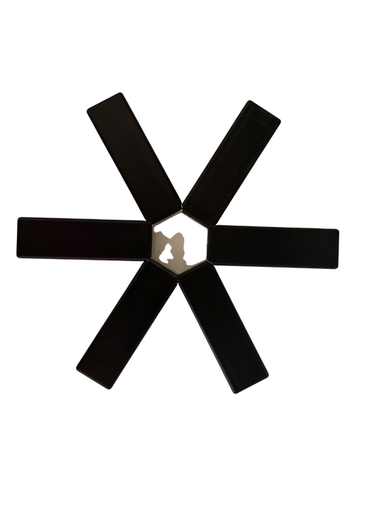 FoldHeat Steel – Klappbarer Topfuntersetzer Holz & Metall