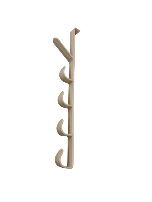 Tür Jackenhaken „DOORLINE WHITE“ – für bis zu 5 Jacken