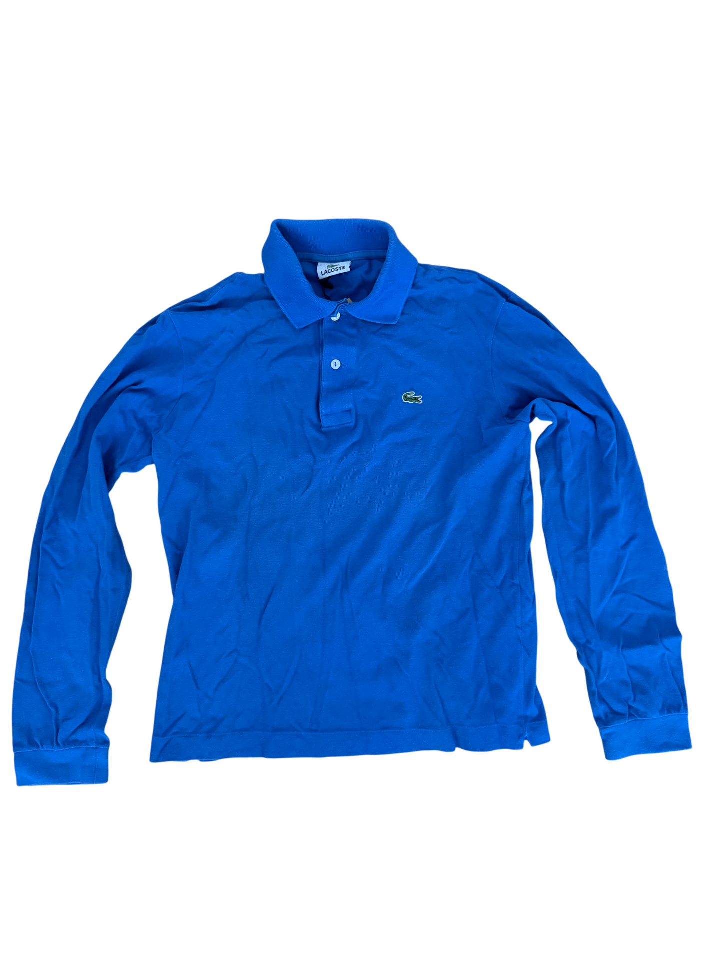 Lacoste Langarm Poloshirt Blau Größe 3